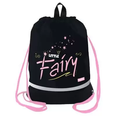 Мешок для обуви 1 отделение Berlingo "Little fairy", 400*480мм, расширяющееся дно, светоотражающая л Мешок для обуви 1 отделение Berlingo "Little fairy", 400*480мм, расширяющееся дно, светоотражающая л