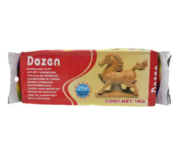Масса  для лепки коричневая вакуумированная 1000 гр Dozen