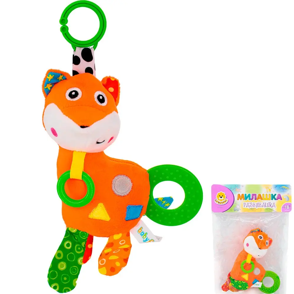 Игрушка развив. Levatoys 1732YSFK Лисичка в пак. 