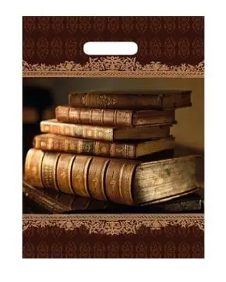 Пакет ПЭ " Миленд " с вырубной ручкой 31*40см Книги