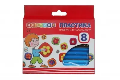 Пластика Цветик 08 цветов 160гр Невская палитра