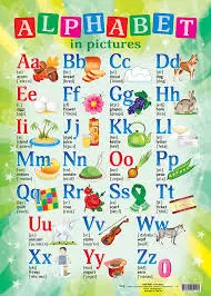 Плакат Alphabet in pictures А2 мелованный 8&8