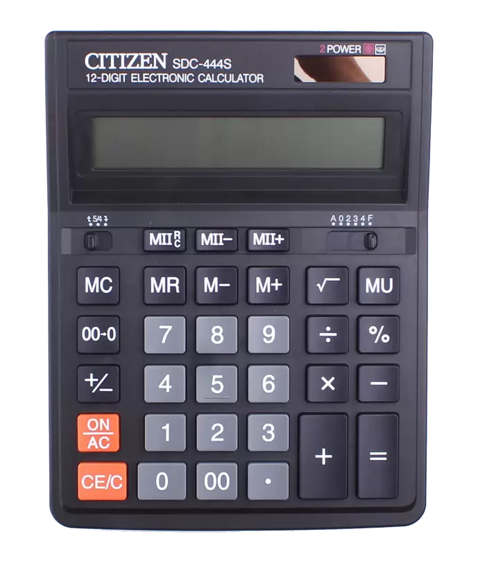 Калькулятор настольный 12 разрядов Citizen SDC-888X, SDC-444S