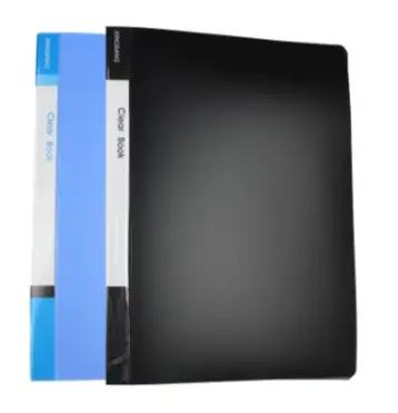 Папка А4 с  60 прозрачными файлами ClearBook Китай ассорти