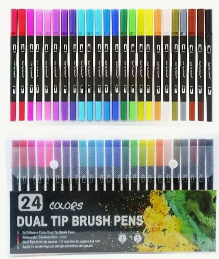 Акриловые маркеры 24цв Hellosing 6106-24 Acrylic painter