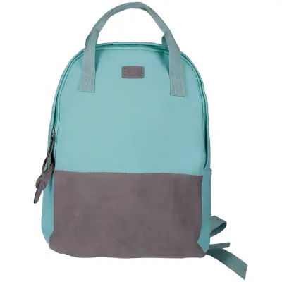 Рюкзак ArtSpace Casual "Soft mint"38*30*13см, 1 отделение, 2 кармана, иск. замша/канва