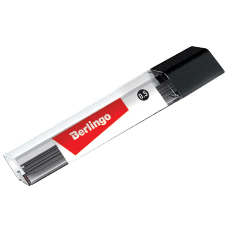 Грифели для механических карандашей Berlingo, 0,5-0,7мм, HB