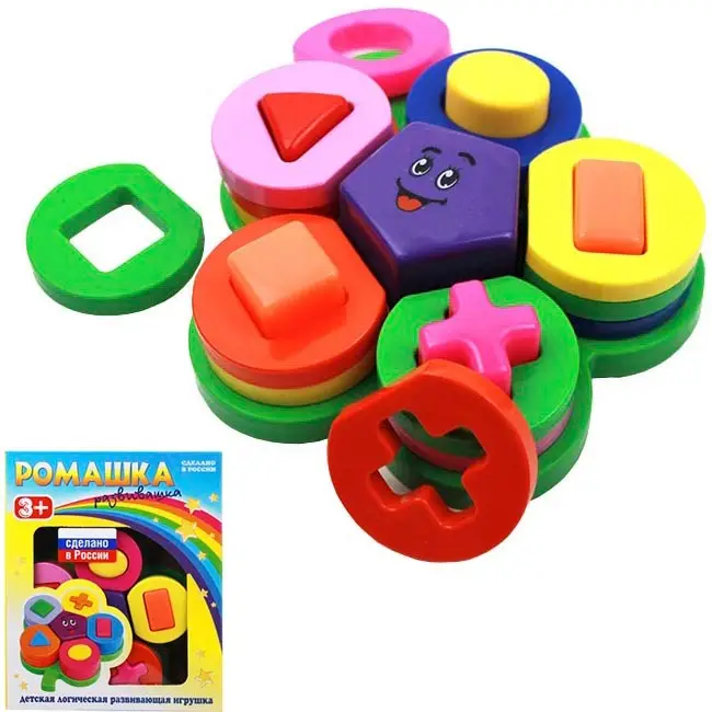 Логическая игрушка Ромашка-развивашка