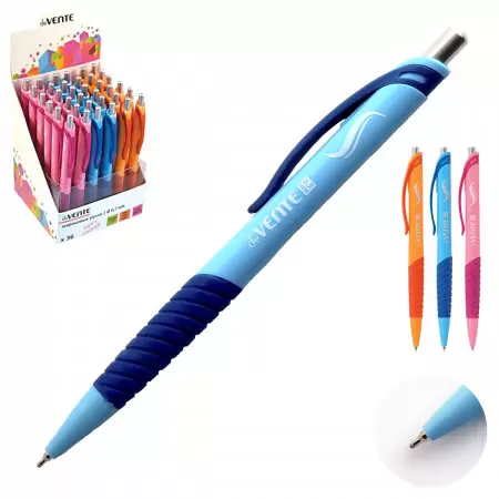 Ручка шариковая автоматическая 0,7мм "deVENTE",/Yalong  ультра гладкое письмо, синяя212633/202619