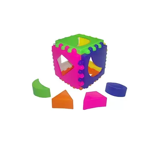 Куб логический маленький И-5771 8*8см