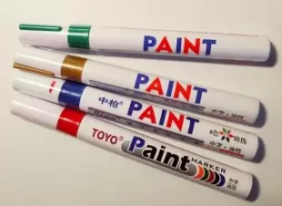Маркер-краска для любых поверхностей Toyo Marker Paint SA101 Ассорти