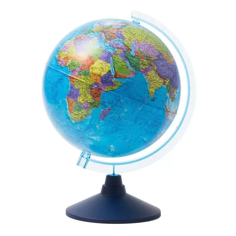 Глобус Земли d25 см Политический пластиковая подставка
