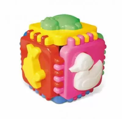 Логическая игрушка  "Логический куб Весёлые зверята"Стелар  